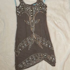 Marciano 100% Silk Sequence Dress